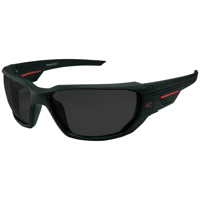 Edge XD416 Matte Black Safety Glasses - Polarized Smoke Lens