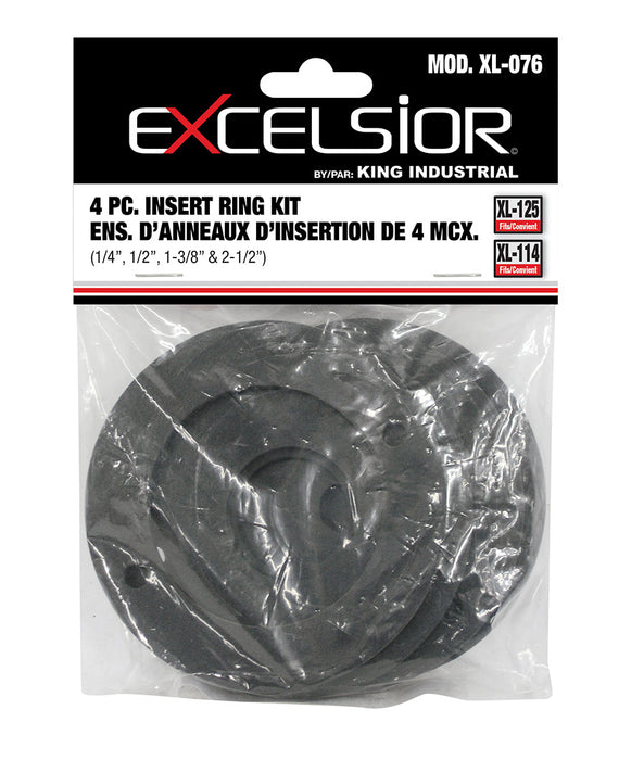 Excelsior XL-076 4pc Phenolic Insert Ring Set