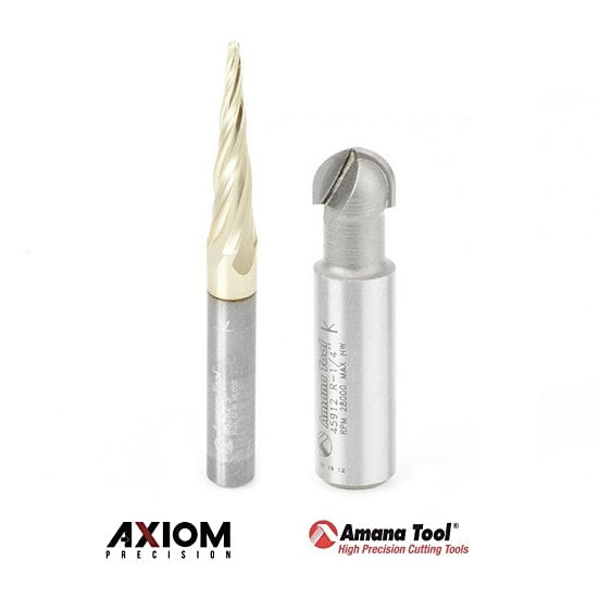 Axiom / Amana ABS303 Carving Bit Set - 2pc