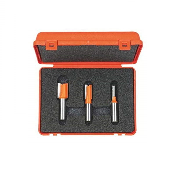 CMT 811.501.11 3-piece Plywood Groove Set in Carrying Case, 1/2" Shank-Marson Equipment