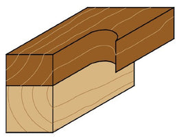 CMT 806.628.11 Carbide Flush Trim Bit, 1/2" Diameter, 1/2" Shank, 1/2" Cutting Length-Marson Equipment