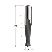 CMT 310.080.11 Right-Hand Dowel Boring Bit 8mm x 57mm