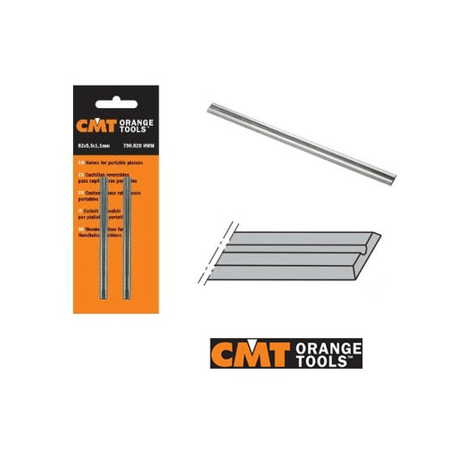 CMT 790.820 (2PC) SOLID CARBIDE INSERT KNIVES FOR 3-1/4" PLANERS-Marson Equipment