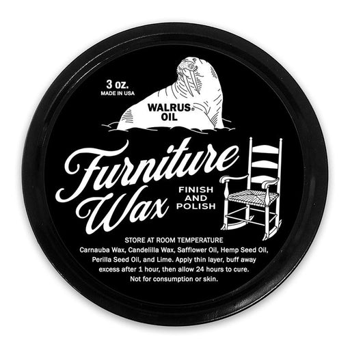 Walrus Furniture Wax Finish & Polish - 3oz