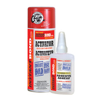 Instantbond 100/400 Clear Instant Adhesive and Activator Spray Kit