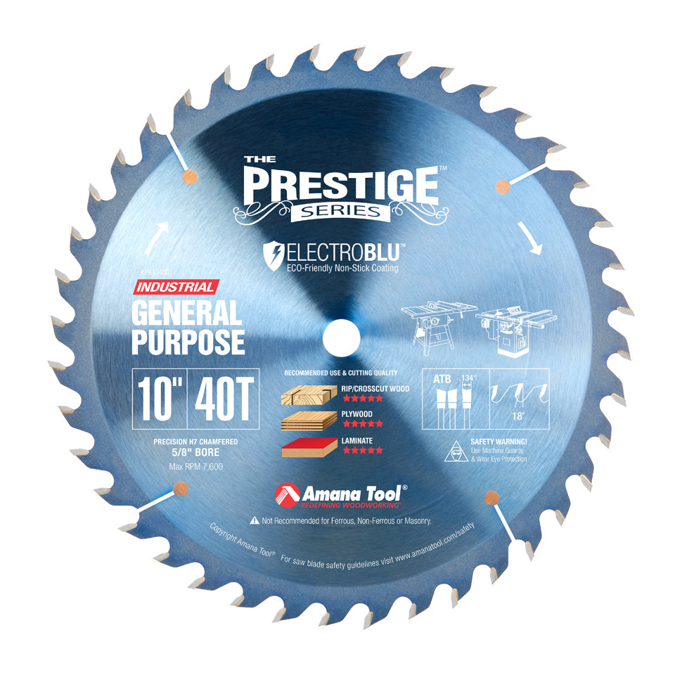 Amana PR1040C Electro-Blu™ Prestige General Purpose - 10" x 40T ATB