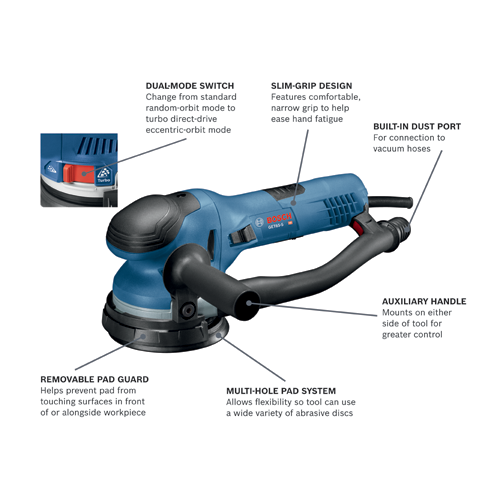 Bosch 6 online inch orbital sander