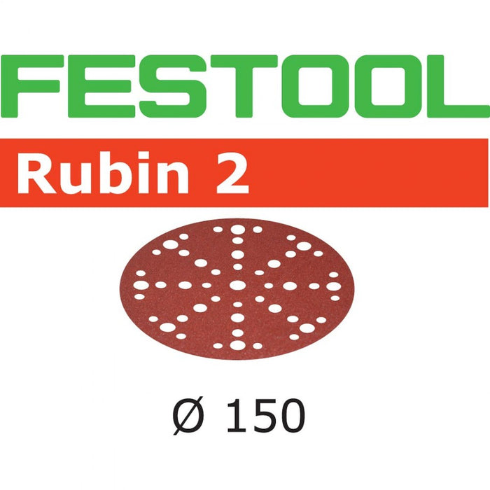 FESTOOL 6" (150mm) RUBIN-2 DISCS w/ MULTI JETSTREAM 2-Marson Equipment