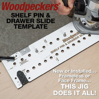 Woodpeckers SPT2 Shelf Pin & Drawer Slide Template