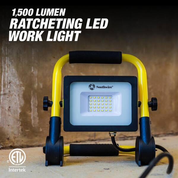 Southwire CSW1X1 1,500 Lumen Ratcheting LED Work Light